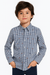 Boboli Boy's White/Navy Crowbar Shirt| Boboli in Lebanon