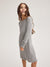 Reserved Girl's Grey Rib Knit Jersey Dress | Reserved In Lebanon