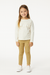 POMPdeLUX Girl's Camel Printed Trousers | POMPdeLUX in Lebanon