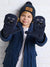 Sinsay Boys' Navy Monster Convertible Mittens Gloves | Sinsay in Lebanon