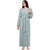 Arus Women's Mint Green Pacific Hooded Sleep Robe