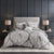 Madison Park Gray & White Floral Queen Vienna 6 Piece Coverlet Set |Madison Park In Lebanon