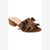 Journee Collection Women's Taupe Sabica Ruffle Slide Sandals