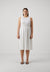 Michael Kors Women's White Smocked Midi Day Dress | Michael Kors In Lebanon
