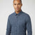 Ben Sherman Men's Navy Long-Sleeve Beige Dot Pattern Shirt