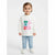 Epic Threads Girl's White Colorful Graphic Long-Sleeve Blouse