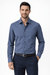 Celio Men's Washed Navy Slim fit stretch cotton Shirt | Celio in Lebanon