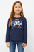 S.Oliver Girl's Navy Long-Sleeve Blouse |S.Oliver in Lebanon