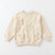 Zara Baby Girl's Light Beige 3D Floral Pullover Sweatshirt | Zara In Lebanon