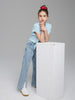 Sinsay Girl's Blue Front Cutout Jeans | Sinsay In Lebanon