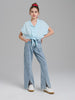 Sinsay Girl's Blue Front Cutout Jeans | Sinsay In Lebanon