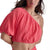 DKNY Women's Coral One Shoulder Crop Top | DKNY In Lebanon
