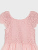 Sinsay Girl's Pink Dress With Openwork Lace And Tulle | Sinsay In Lebanon