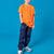 Sinsay Baby Boy's Navy Graphic Printed Active Pants