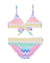 Limeapple Girl's Multicolor Geometric Two Piece Swimsuit | Limeapple In Lebanon