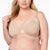 Olga Cloud Women's Beige 9 Full-Figure Lace-Trim Minimizer Bra
