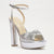 Jessica Simpson Women's Silver Metallic Immie Platform Sandals