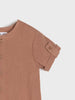 Sinsay Baby Boy's Brown Muslin Romper | Sinsay In Lebanon