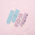 Sinsay Girl's Light Blue and Pink Soft Textured 2-Pairs of Socks