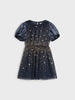 Sinsay Baby Girl's Navy Velvet Dress | Sinsay In Lebanon
