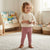 Sinsay Girl's Pink Ribbed Leggings