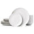 Elama White 18 Piece Dinnerware Set