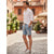 Sinsay Men's Light Blue Denim Texas Chino Shorts