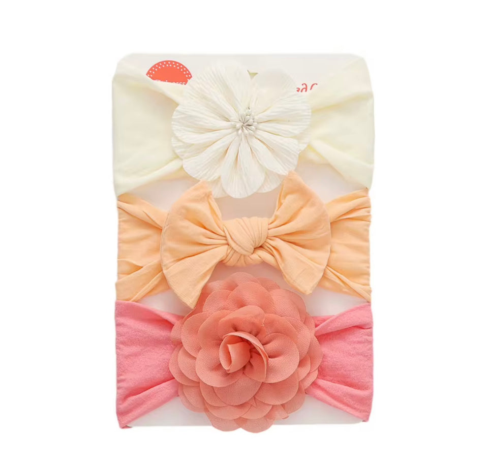 3/pcs bright color headbands