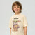 Sinsay Boy's Light Yellow Starz Wars Printed Short Sleeve T-Shirt