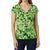 Kasper Women's Green & Black Sleeveless Blouse