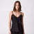 Calvin Klein Women's Black Lace V-Neckline Satin Camisole Tank Top