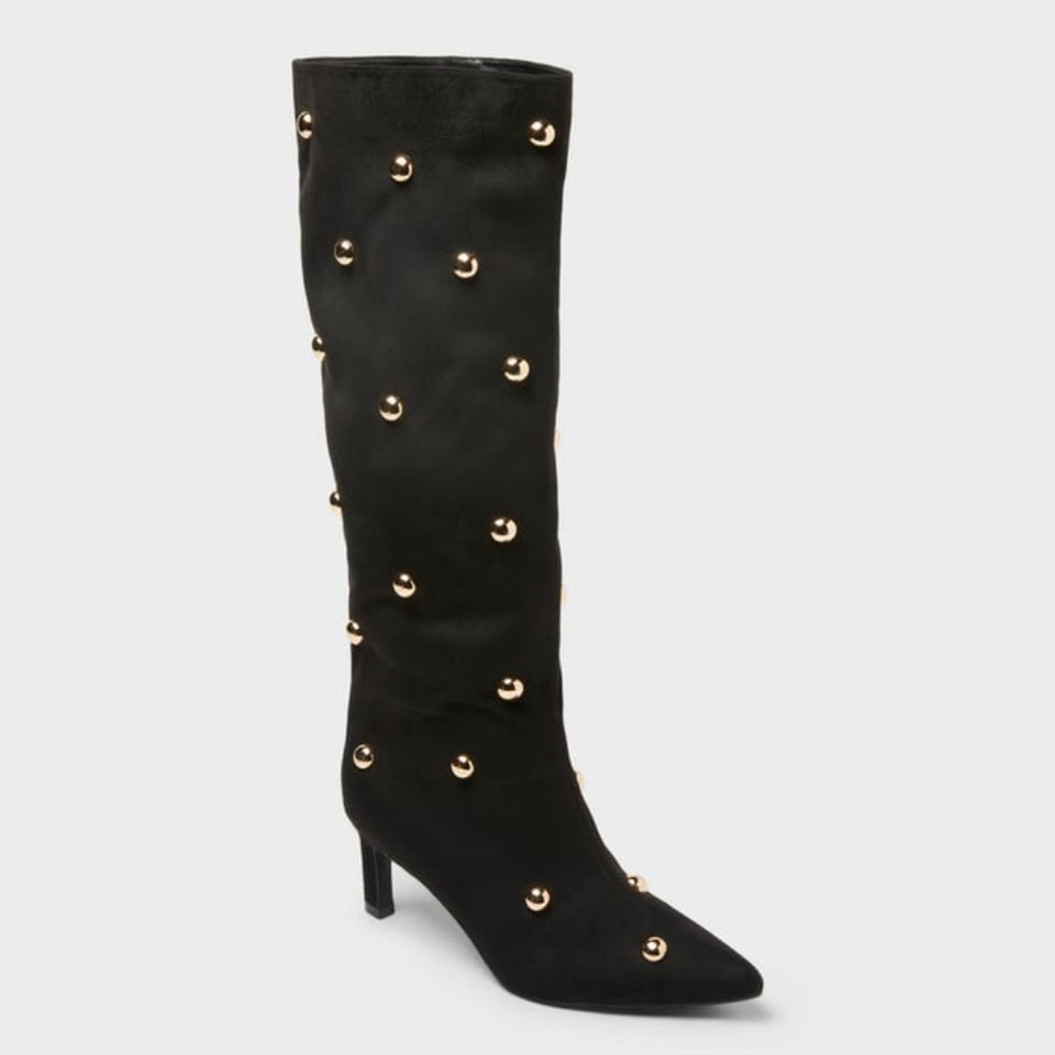 A New Day Women's Black Justice With Memory Foam Insole Boots