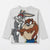 Zara Boy's Light Grey Looney Tunes Graphic Blouse | Zara In Lebanon