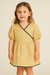 POMPdeLUX Girl's Yellow Long-Sleeve Dress |POMPdeLUX in Lebanon