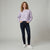 Self Esteem Women's Lilac Printed Crew-Neck Sweatshirt