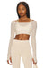 Alo Yoga Women's Beige Long Sleeve Crop Top | Alo Yoga in Lebanon