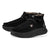 Hey Dude Women's Black Wendy Peak Hi Suede Casual Shoes | Hey Dude In Lebanon