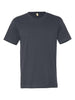 Plain dark gray t-shirt on a white background