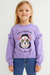 Sinsay Girl's Purple Sweatshirt With A Print | Sinsay In Lebanon