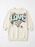 Zara Girl's White Printed Sweatshirt | Zara In Lebanon