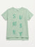 Zara Girl's Light Green Printed T-Shirt | Zara In Lebanon
