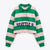Zara Women's Green & Light Pink Graphic Striped Sweatshirt | Zara in Lebanon
