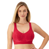 Bali Women's Red Comfort Revolution ComfortFlex Fit Shaping Wireless Bra