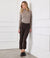Karen Kane Women's Brown Cropped Pintuck Pants | Karen Kane In Lebanon