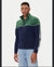 Lacoste Men's Green & Navy Logo Tape Track Jacket