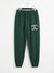 Zara Men's Dark Green Elastic Waist Pant | Zara In Lebanon