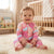 Sinsay Baby Girl's Pink Landscape Pattern Long-Sleeves Overall