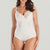 Maidenform Women's Off White Lace-Trimmed Body Briefer Shapewear
