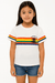 Mango Girl's White Rainbow Printed T-Shirt |Mango In Lebanon