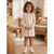 Sinsay Girl's Cream All-Over Delicate Floral Print Dress